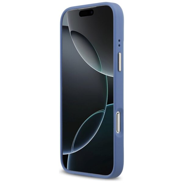 GUESS case for IPHONE 17 Pro Max compatible with MagSafe GUHMP17XP4MSEGCB (PU 4G W/ Classic) blue