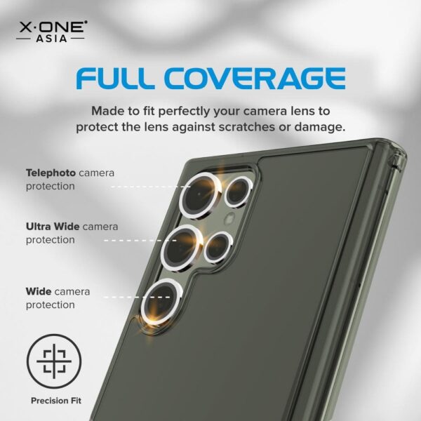 X-ONE Sapphire Camera Armor - for Samsung Galaxy S23/S23 Plus - silver
