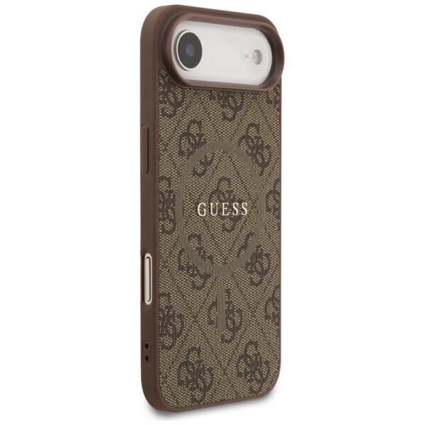 f99cd43c400837a01a6c5b953a7f9ce9 GUESS case for IPHONE 17 Air compatible with MagSafe GUHMP17MG4GFRW (PU 4G Ring Classic Logo) brown