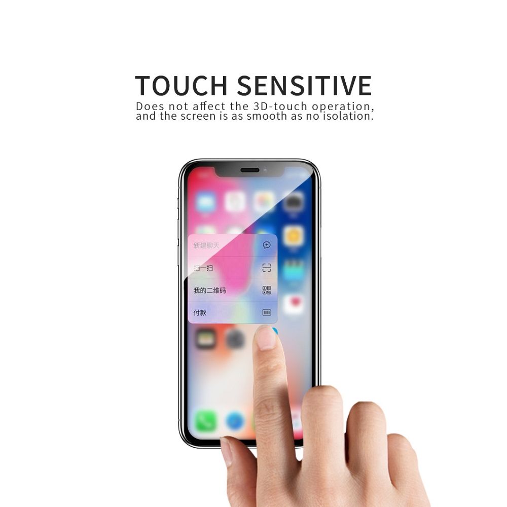 f9a8736feb0e4462fba1ad038a293135 X-ONE Full Cover Extra Strong Crystal Clear - for iPhone 14 Pro Max/15 Plus tempered glass 9H