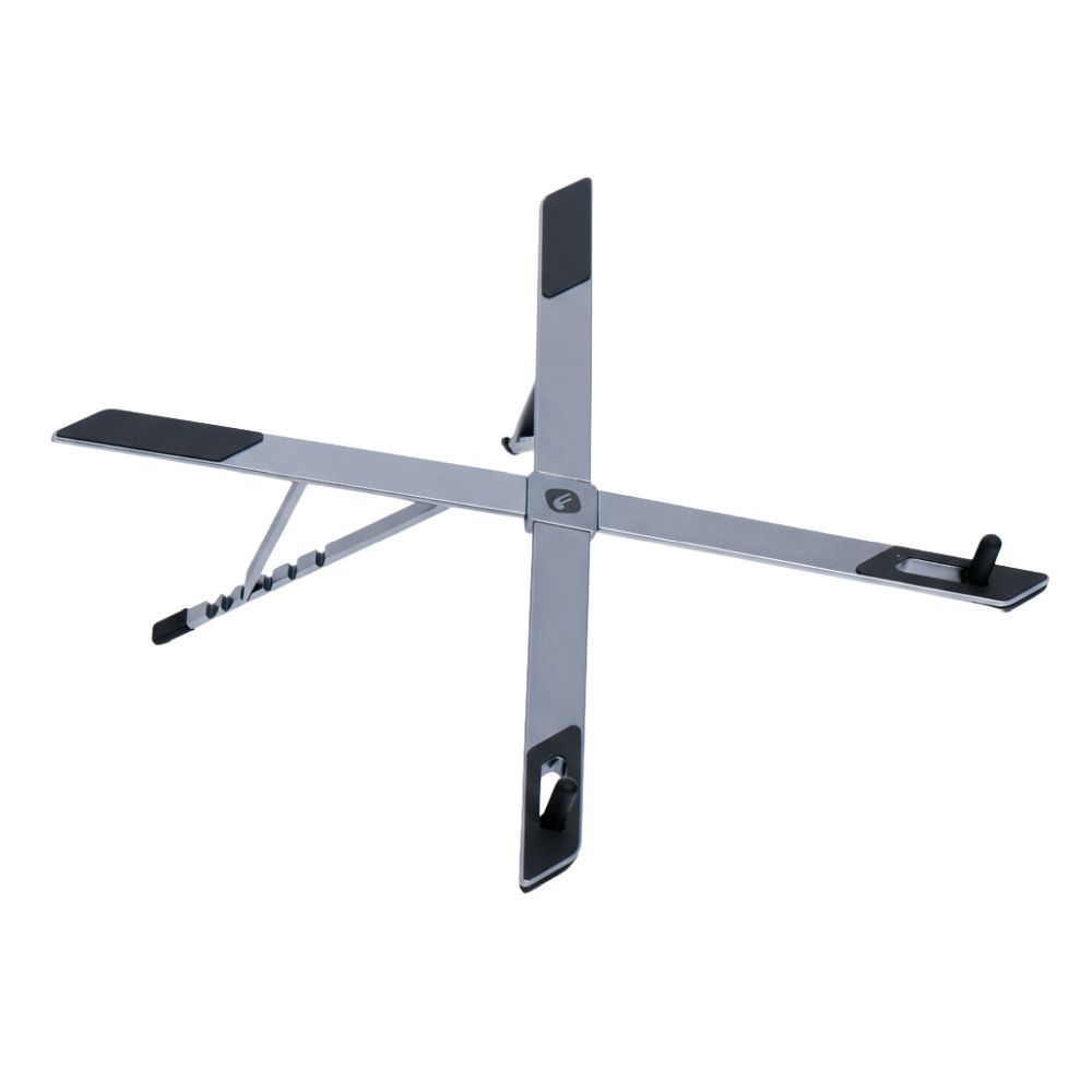 f9c301f6ca94eca84b8b2394865dca82 Desk holder for laptop / tablet foldable Forcell F-Grip Fold Stand X Pro gray