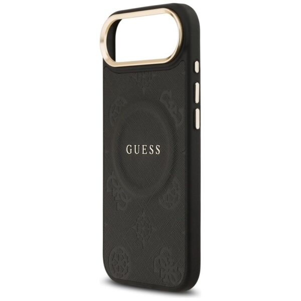fa2bb6aade850a07aa689161c8052367 GUESS case for IPHONE 17 Air compatible with MagSafe GUHMP17MPSAMSECK (PU W/ Peony Hot Stamp) black