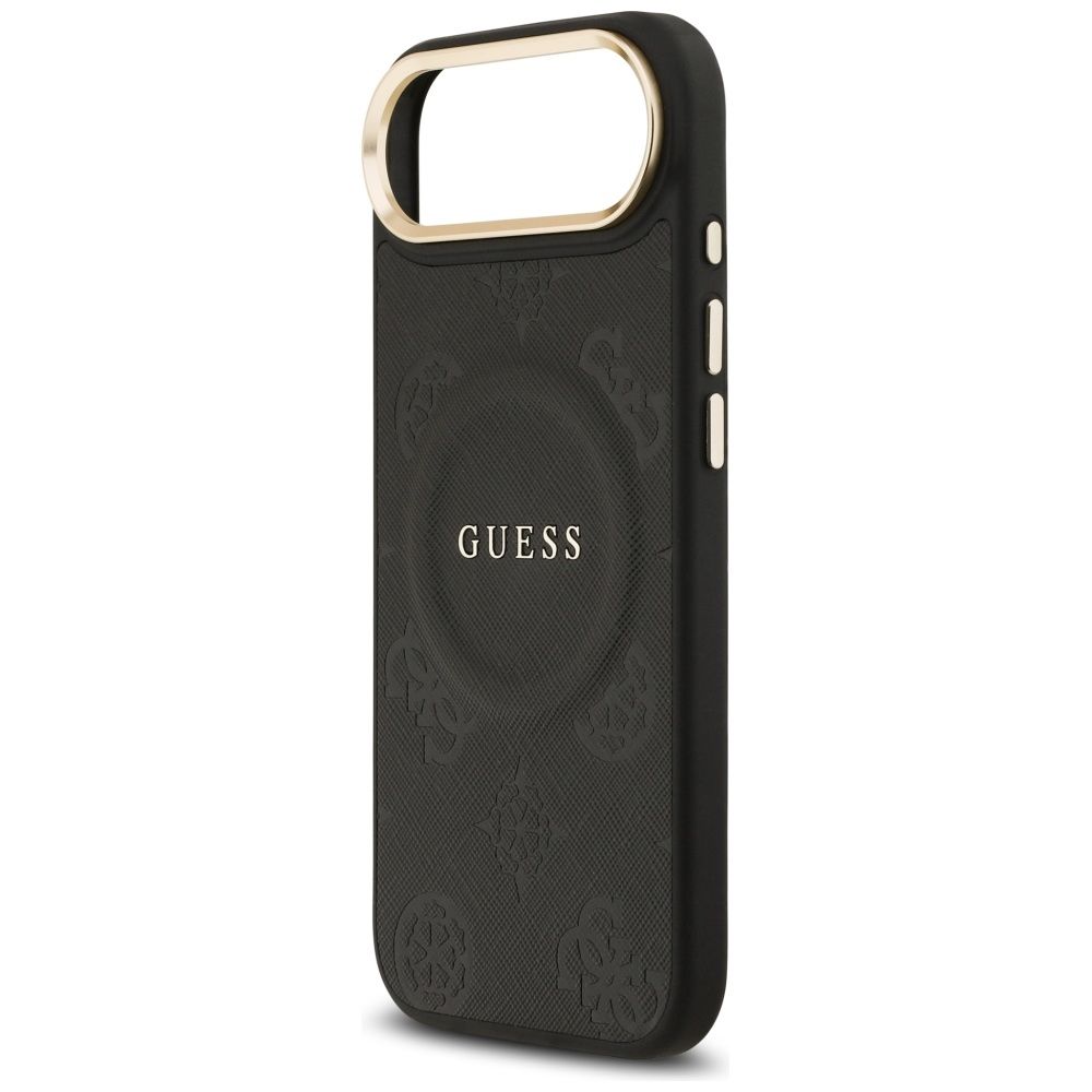 fa2bb6aade850a07aa689161c8052367 GUESS case for IPHONE 17 Air compatible with MagSafe GUHMP17MPSAMSECK (PU W/ Peony Hot Stamp) black