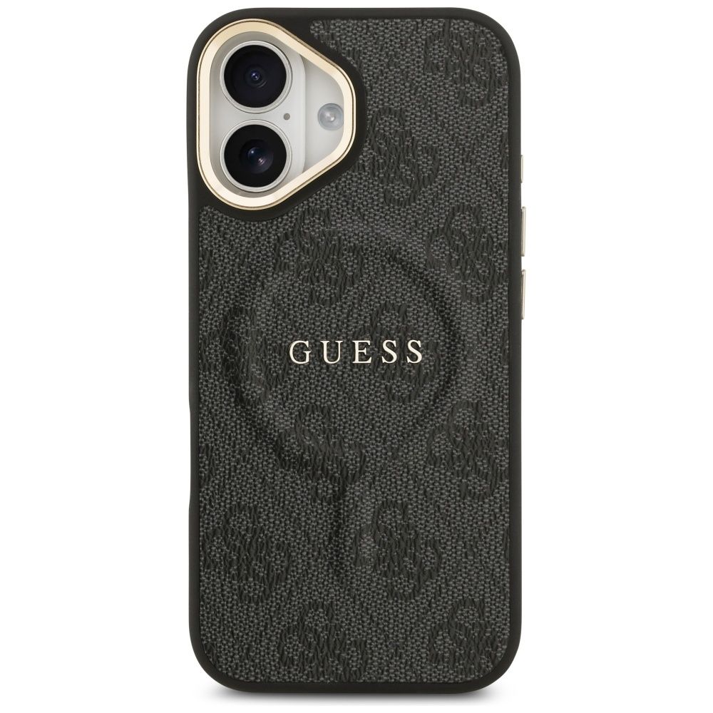GUESS case for IPHONE 17 compatible with MagSafe GUHMP17SP4MSEGCK (PU 4G W/ Classic) black