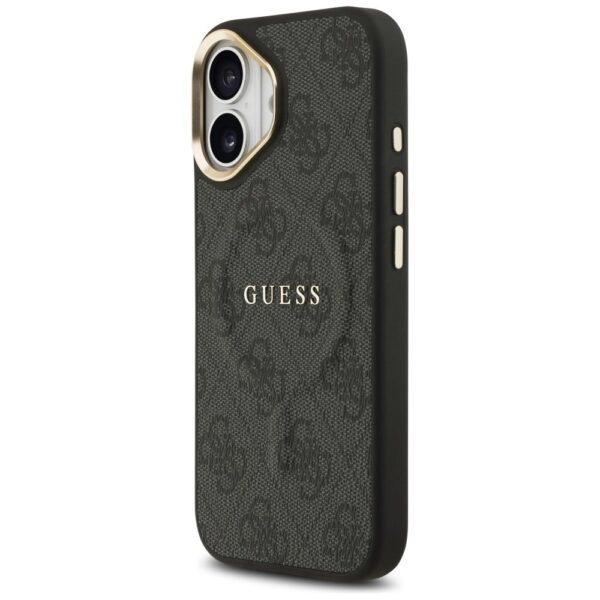 GUESS case for IPHONE 17 compatible with MagSafe GUHMP17SP4MSEGCK (PU 4G W/ Classic) black