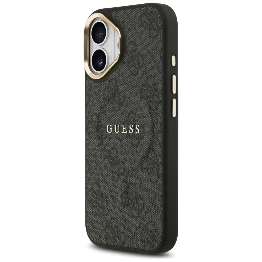 GUESS case for IPHONE 17 compatible with MagSafe GUHMP17SP4MSEGCK (PU 4G W/ Classic) black