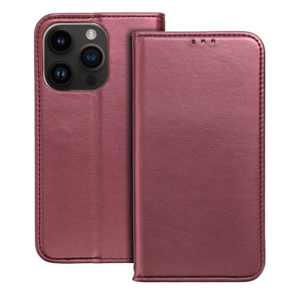 SMART MAGNETO Book case for IPHONE 17 Air burgundy