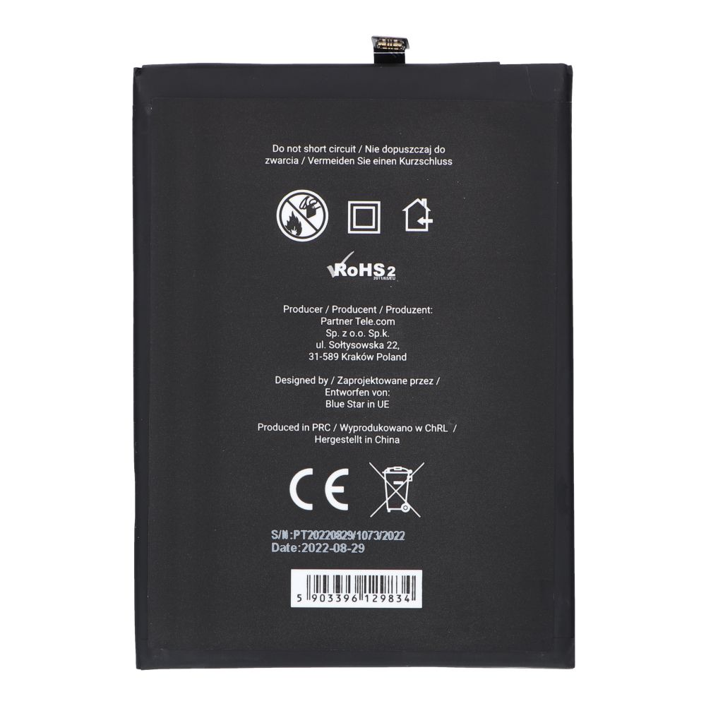 fd669a7f339f13e86ce262b708df3685 Battery for Xiaomi Redmi Note 9 (BN54) 5020 mAh Blue Star