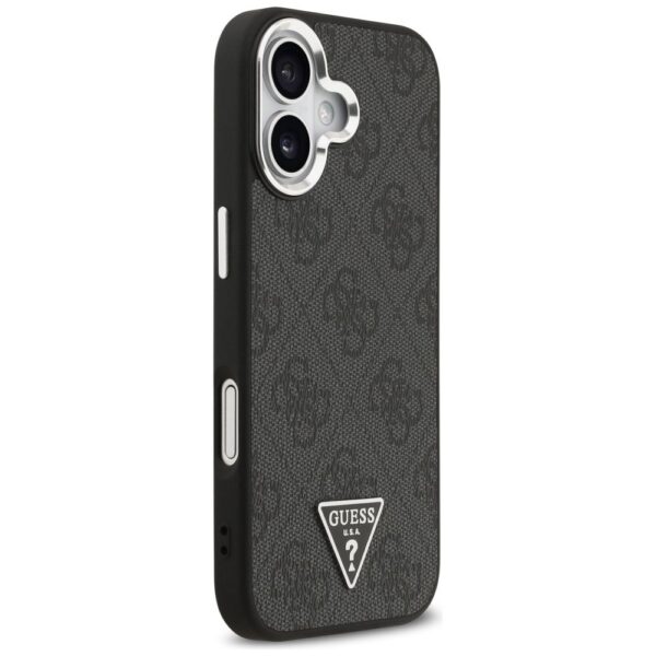 GUESS case for IPHONE 17 compatible with MagSafe GUHMP17SP4TSRCMK (PU 4G W/Triangle Logo SL) black