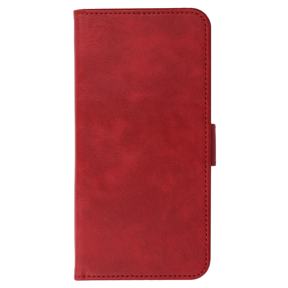 COMMON Universal Book Case (SIZE L) for Iphone 6 Plus/7 Plus/8 Plus/Xs Max/11 Pro Max/Samsung S20 FE/S21 FE/S10 Plus/A10/A32/A54/Xiaomi 12 Lite/Huawei P30 Pro red