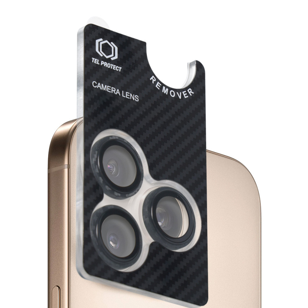 Tempered glass Tel Protect 3D Lens Aramid Series on camera for Samsung Galaxy S25 (lens 3 pieces)