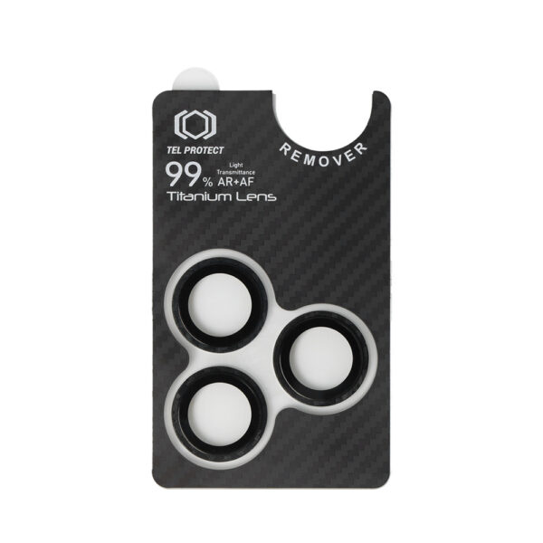 Tempered glass Tel Protect Titanium Lens 99% AR Aramid Series on camera for Samsung Galaxy S25 Ultra (lens 5 pcs)