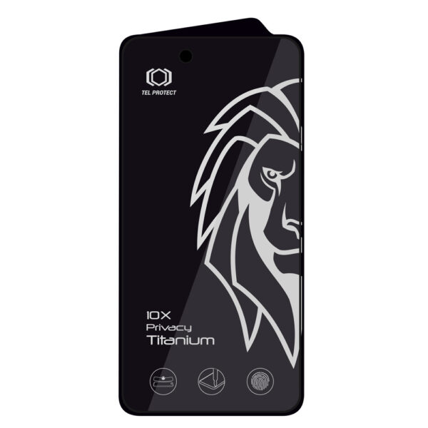 Tempered glass Tel Protect 10X Privacy Titanium for Iphone 17 Air