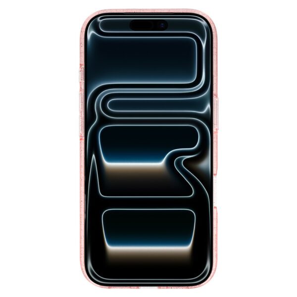 Glitter Magsafe Case for Iphone 17 Pro Max pink clear