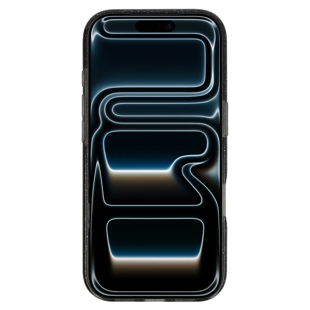 Glitter Magsafe Case for Iphone 17 Pro Max black clear