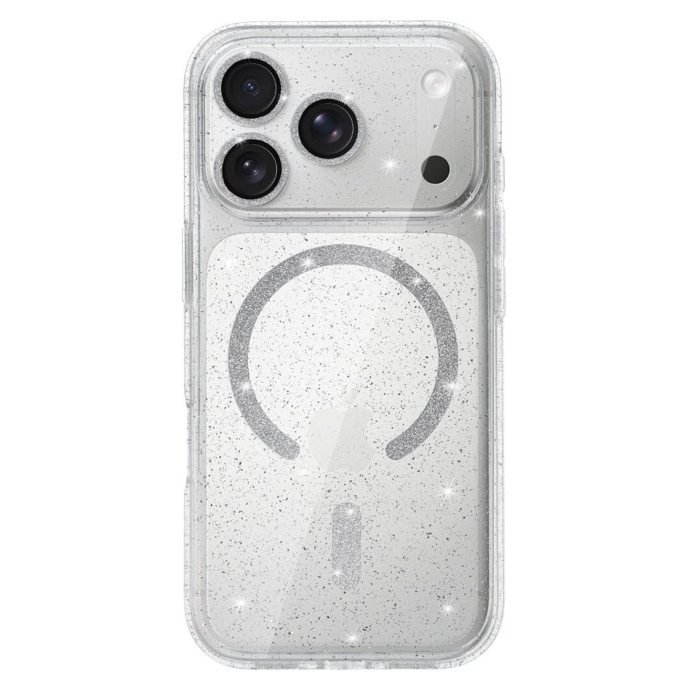 Glitter Magsafe Case for Iphone 17 Pro Max transparent
