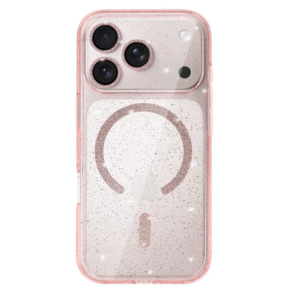 foto_add-329593 Glitter Magsafe Case for Iphone 17 Pro pink clear