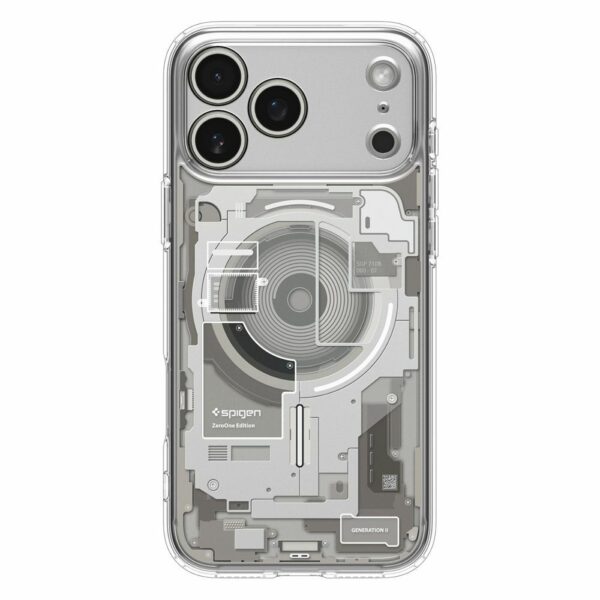 Case SPIGEN Ultra Hybrid Mag Magsafe ACS10288 for Iphone 17 Pro Max - Zero One Natural Titanium
