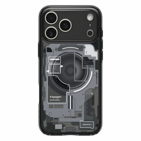 Case SPIGEN Ultra Hybrid Mag Magsafe ACS10289 for Iphone 17 Pro Max - Zero One Black