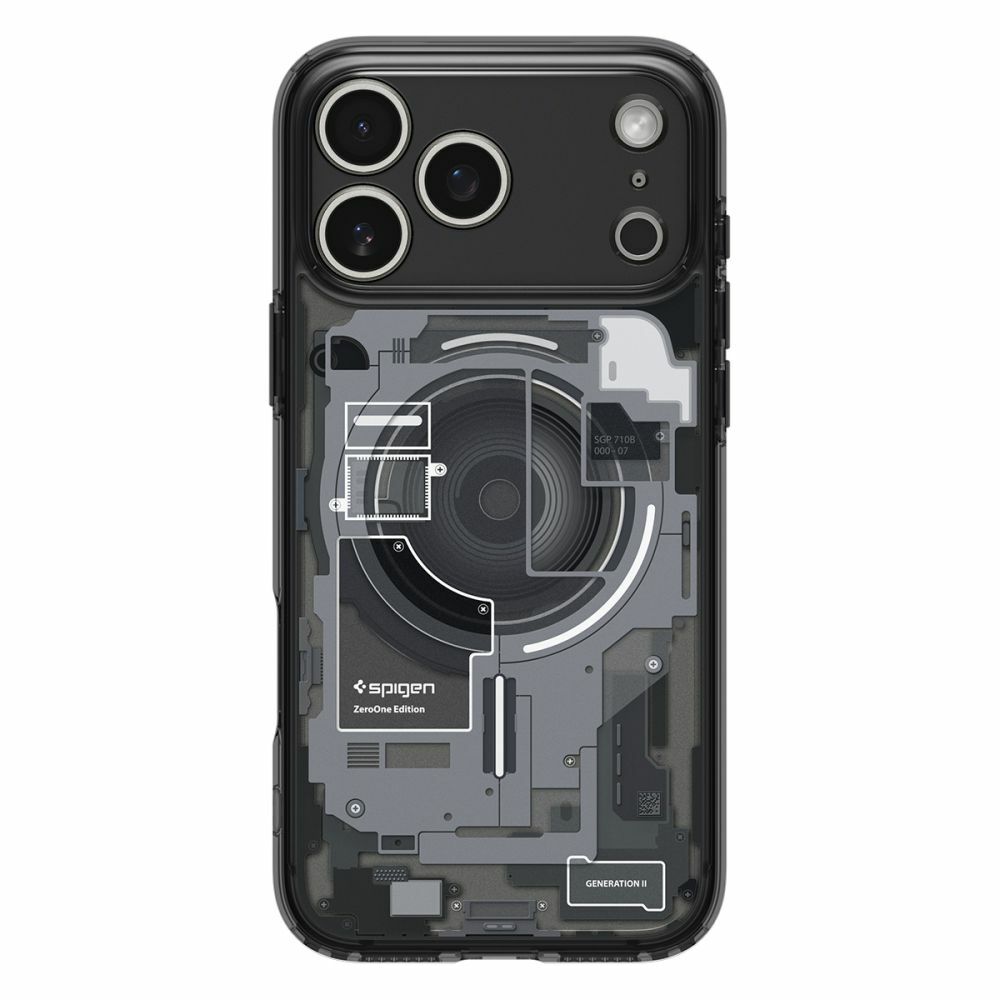 Case SPIGEN Ultra Hybrid Mag Magsafe ACS10289 for Iphone 17 Pro Max - Zero One Black