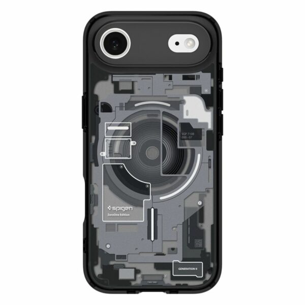Case SPIGEN Ultra Hybrid Mag Magsafe ACS10320 for Iphone 17 Air - Zero One Black