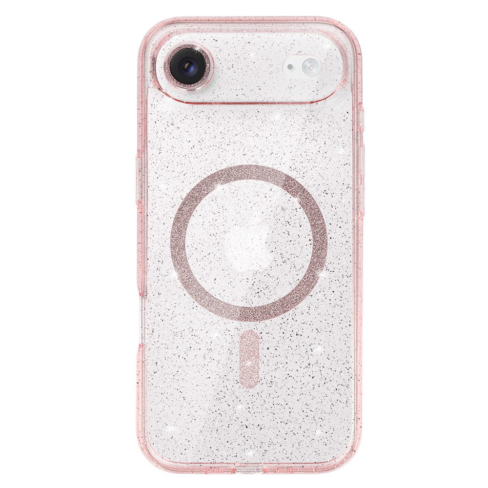 foto_add-329900 Glitter Magsafe Case for Iphone 17 Air pink clear