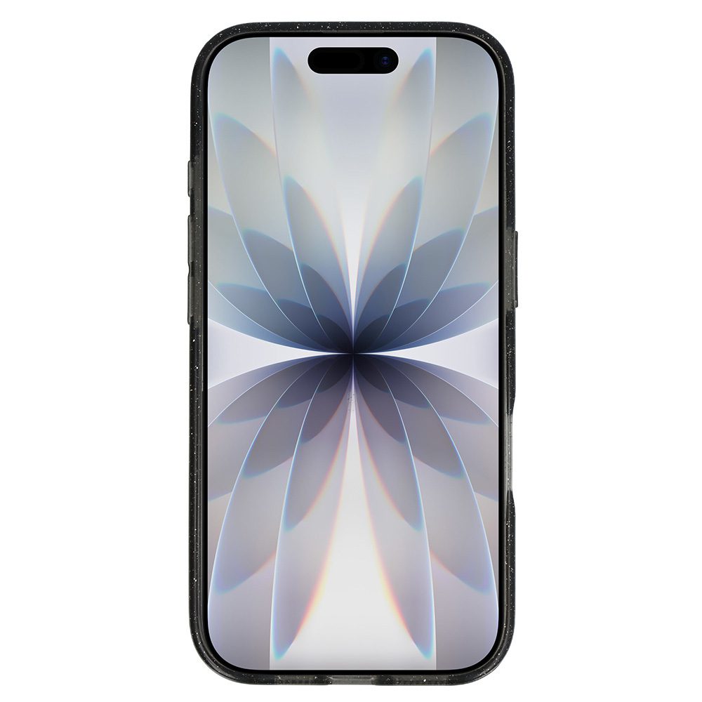 Glitter Magsafe Case for Iphone 17 black clear