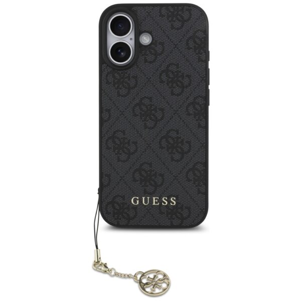 Original Case GUESS 4G Charms Collection MagSafe for Iphone 17 black