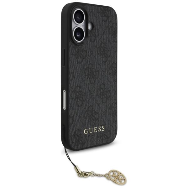 Original Case GUESS 4G Charms Collection MagSafe for Iphone 17 black