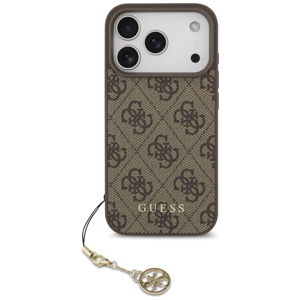 foto_add-329973 Original Case GUESS 4G Charms Collection MagSafe for Iphone 17 Pro brown
