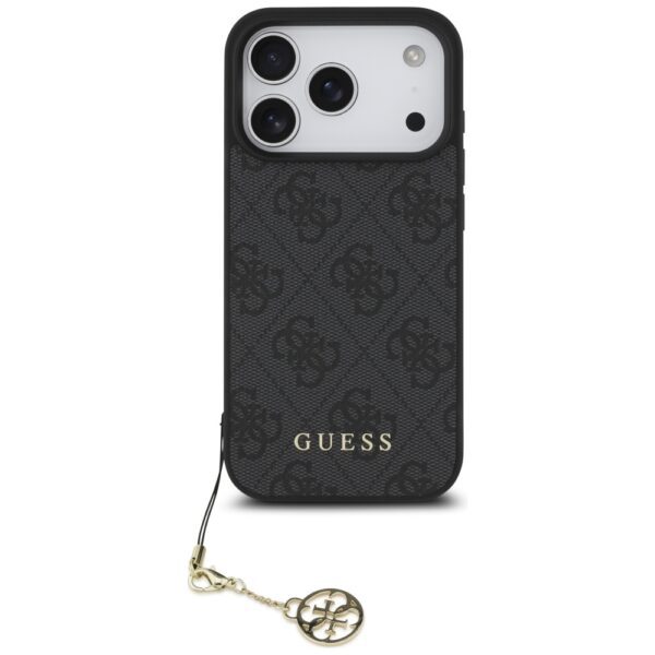 Original Case GUESS 4G Charms Collection MagSafe for Iphone 17 Pro black