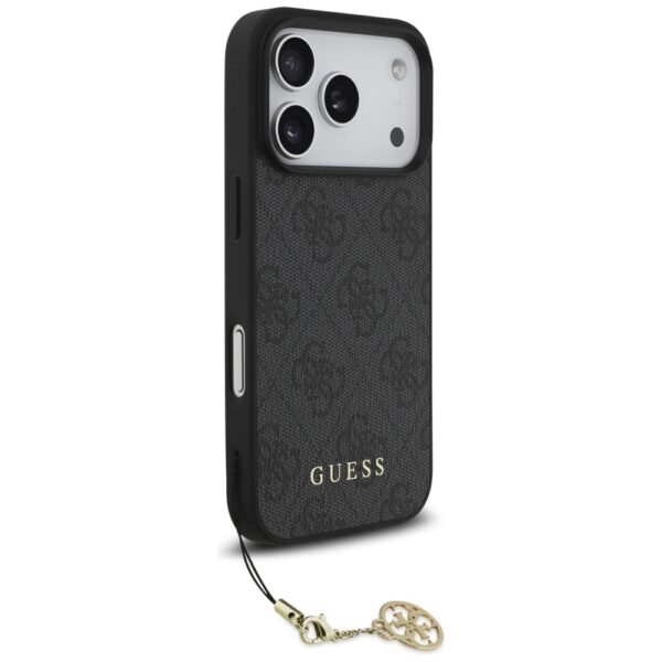 Original Case GUESS 4G Charms Collection MagSafe for Iphone 17 Pro black