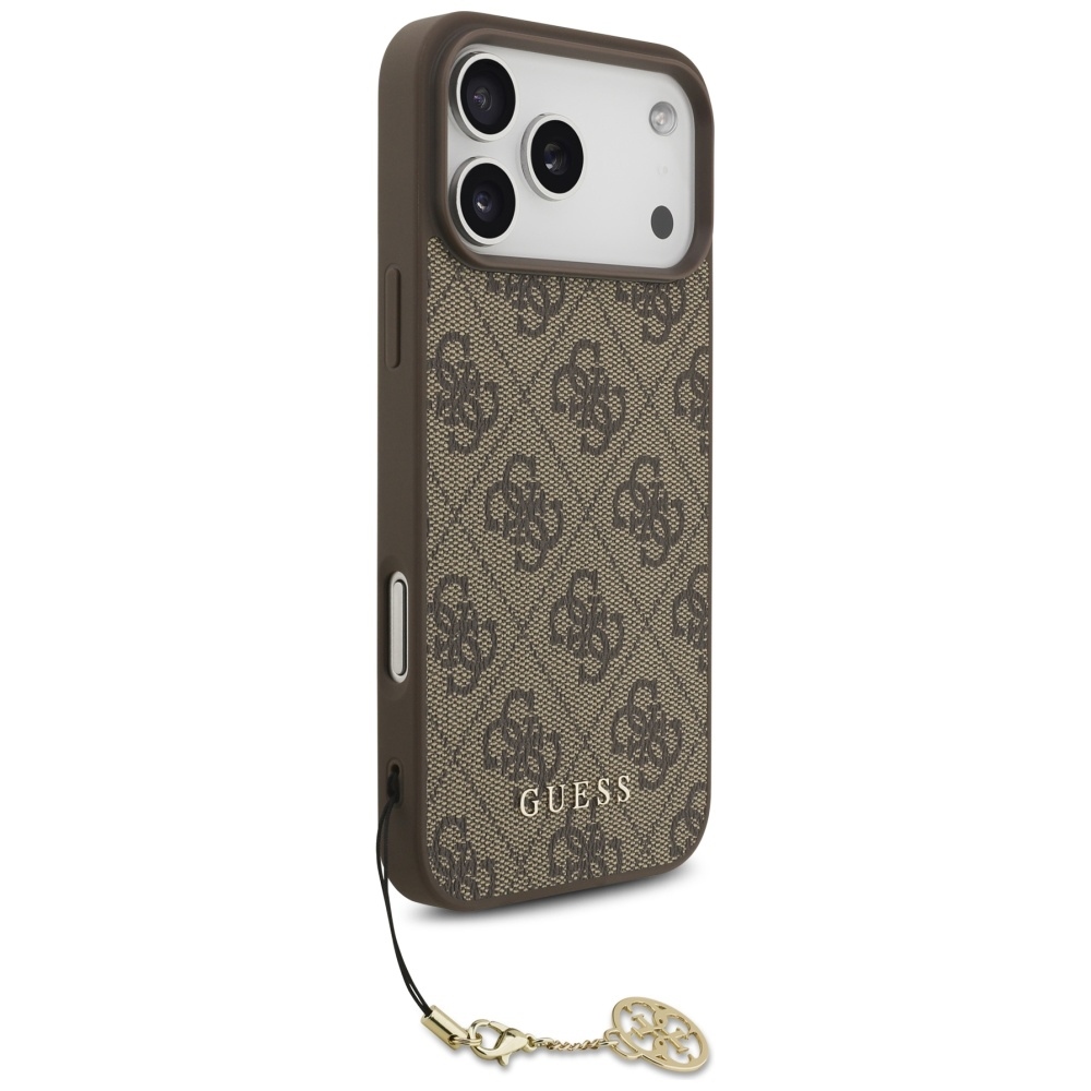 foto_add-329986 Original Case GUESS 4G Charms Collection MagSafe for Iphone 17 Pro Max brown