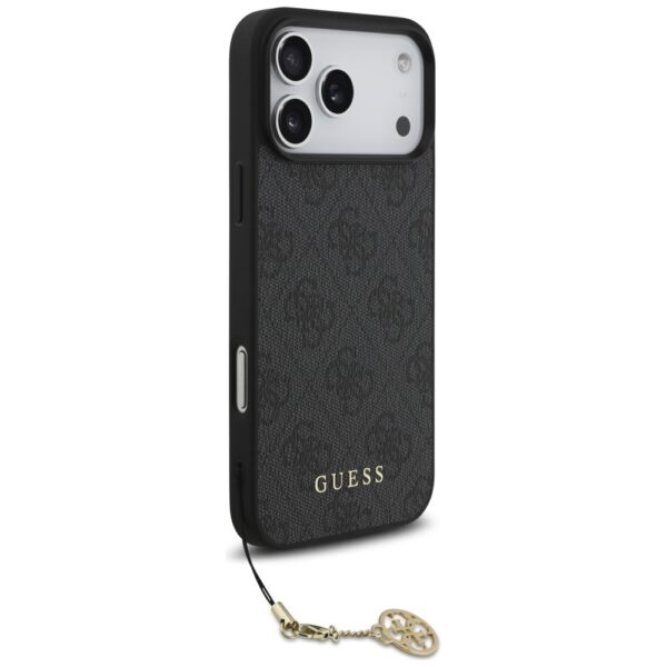 Original Case GUESS 4G Charms Collection MagSafe for Iphone 17 Pro Max black