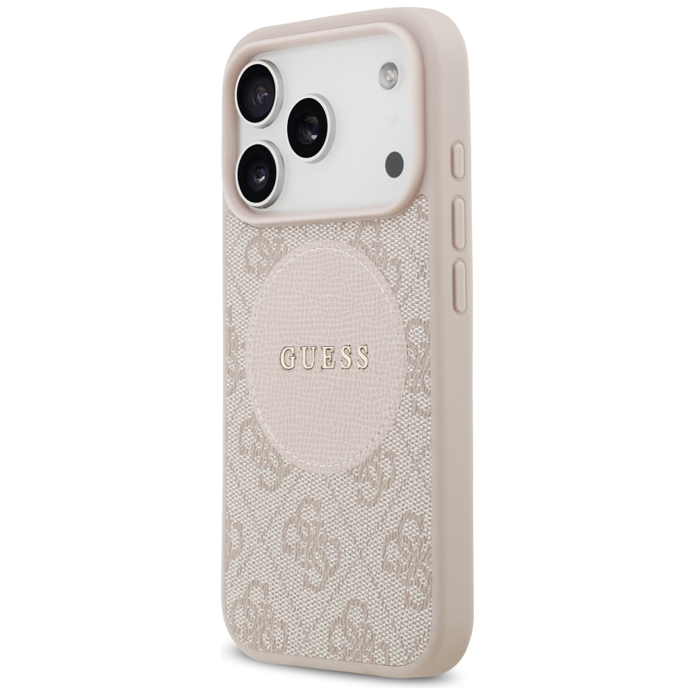 foto_add-330018 Original Case GUESS 4G Circle Classic Logo MagSafe for Iphone 17 Pro pink