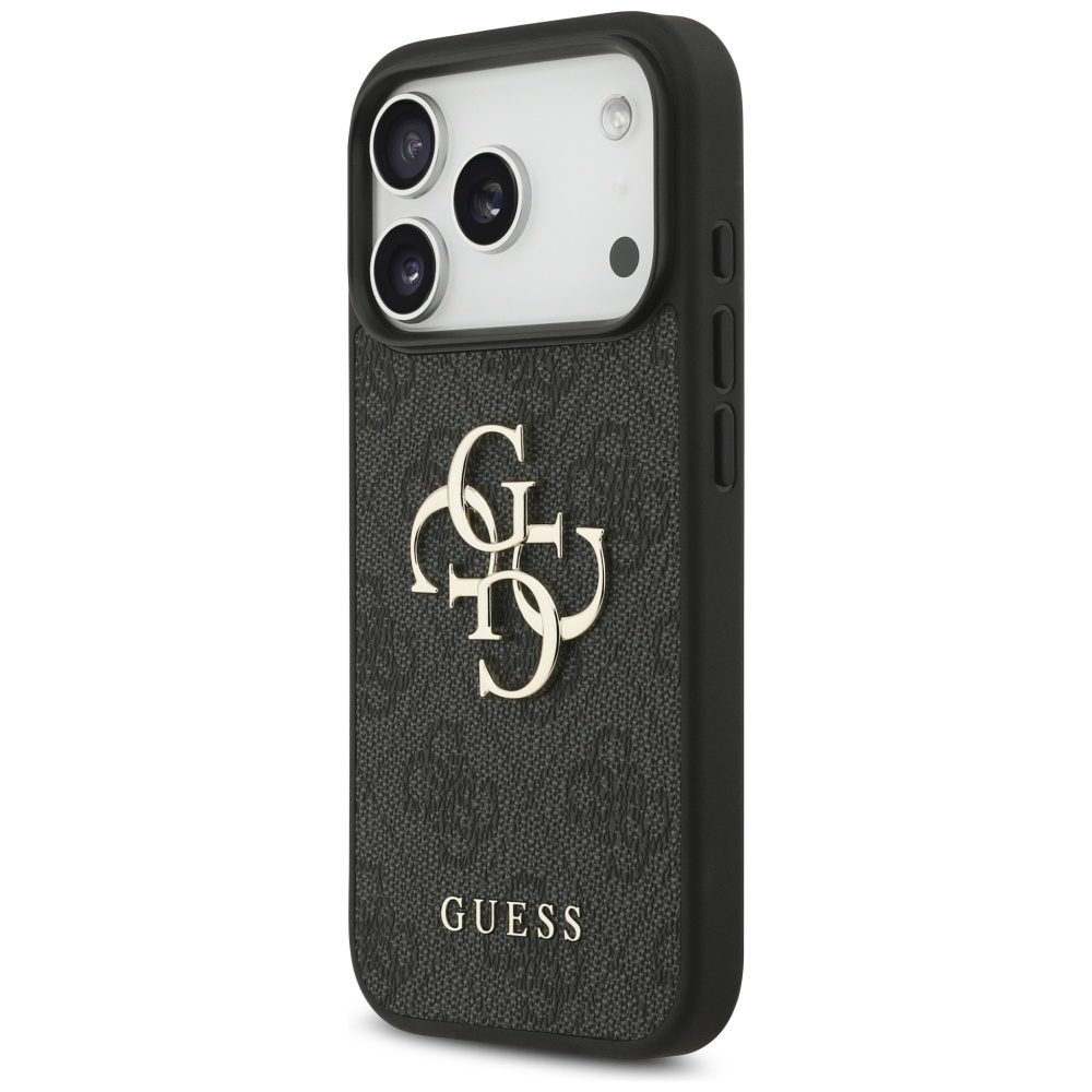 foto_add-330040 Original Case GUESS 4G Strap 4G Classic Logo for Iphone 17 Pro black