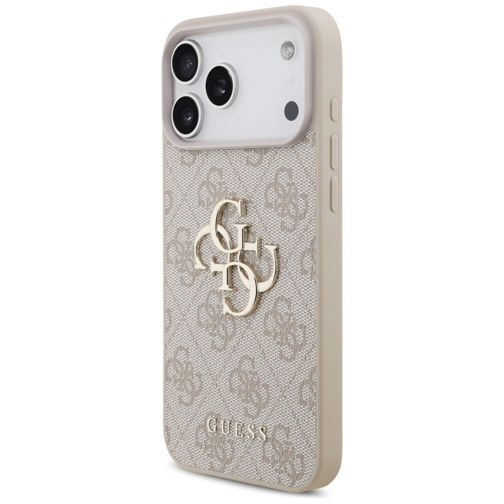 Original Case GUESS 4G Strap 4G Classic Logo for Iphone 17 Pro Max pink