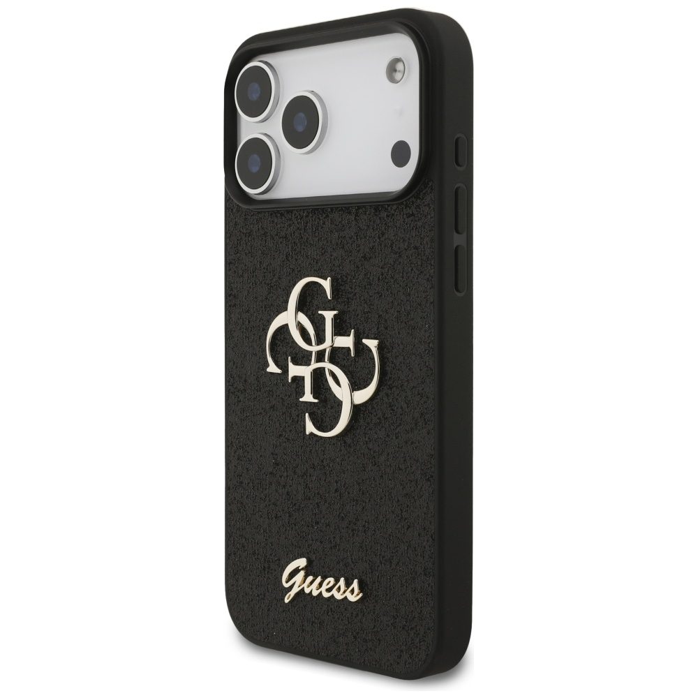 foto_add-330134 Original Case GUESS Fixed Glitter Big 4G for Iphone 17 Pro Max black