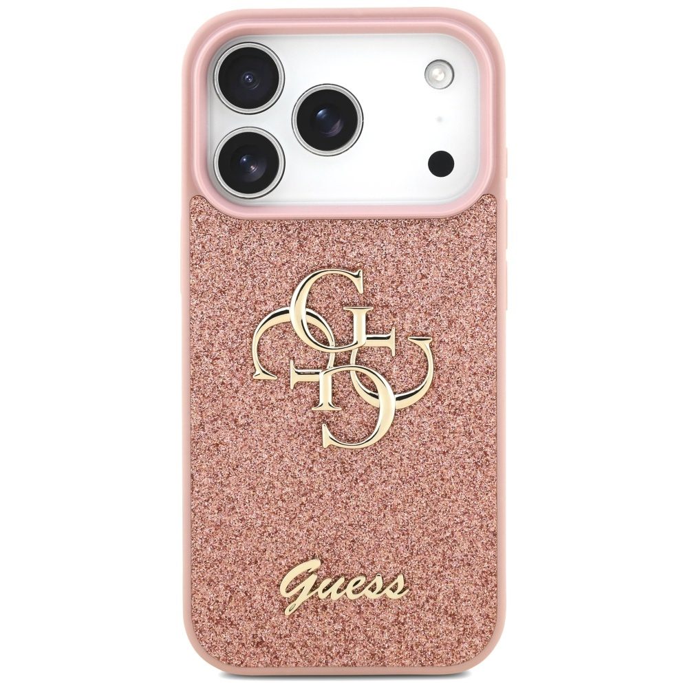 foto_add-330163 Original Case GUESS Fixed Glitter Big 4G for Iphone 17 Pro pink