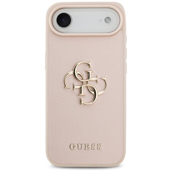 Original Case GUESS Grained Big 4G & Classic Logo for Iphone 17 Air pink