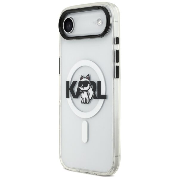 Original Pouch KARL LAGERFELD IML Choupette Sketch Logo Magsafe for Iphone 17 Air transparent