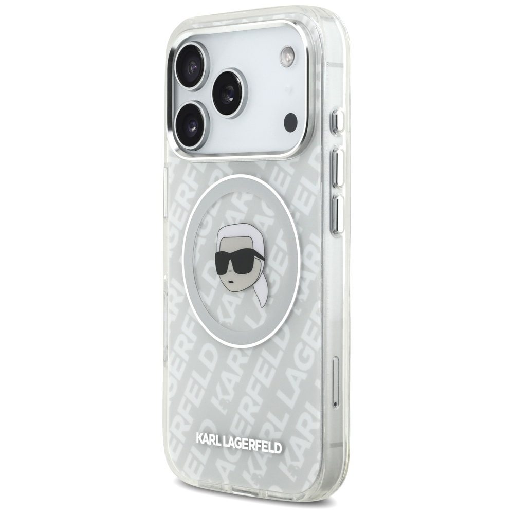 foto_add-330358 Original Pouch KARL LAGERFELD IML Karl Head Logo MagSafe for Iphone 17 Pro Max grey