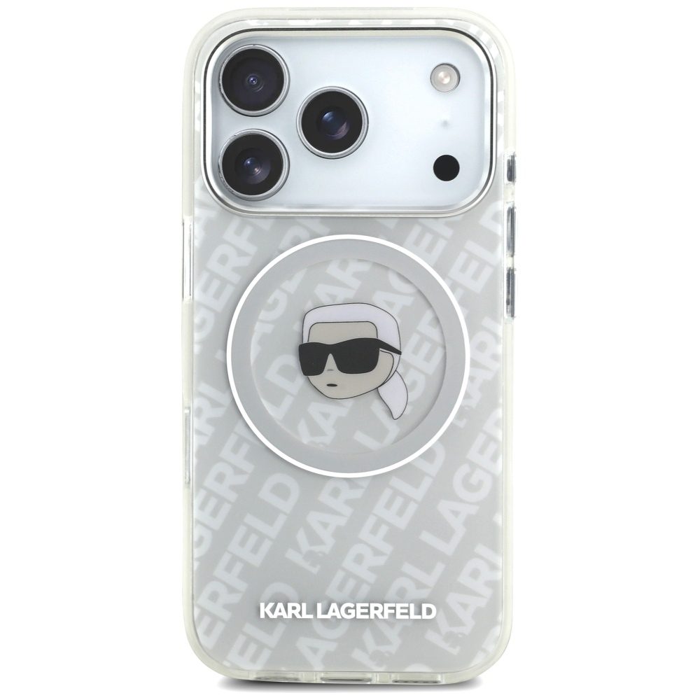 foto_add-330359 Original Pouch KARL LAGERFELD IML Karl Head Logo MagSafe for Iphone 17 Pro Max grey