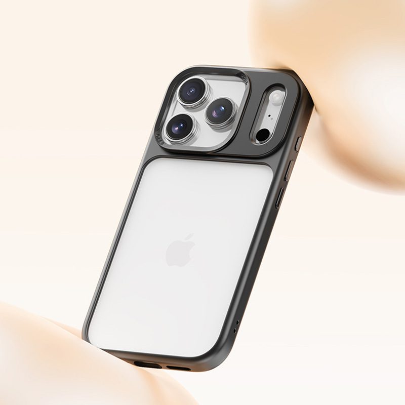 foto_add-331298 Rock Guard Lens Protection Series Case for Iphone 17 Pro transparent-black