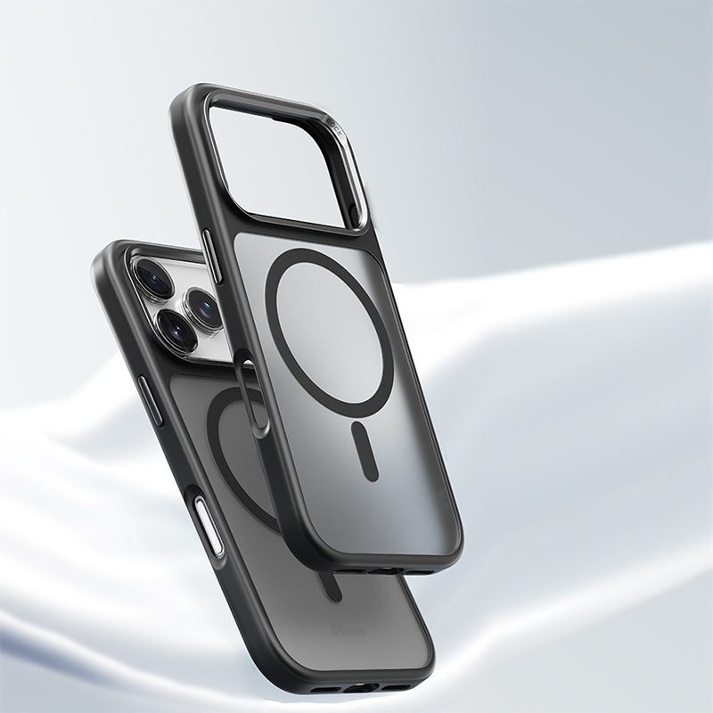 foto_add-331811 Rock Guard Touch Matte Series Magnetic Case for Iphone 17 black (metal lens frame)