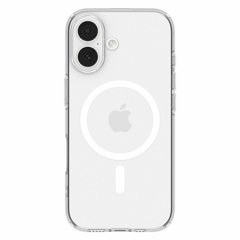 Case SPIGEN Liquid Crystal Mag Magsafe ACS10397 for Iphone 17 - Clear/White