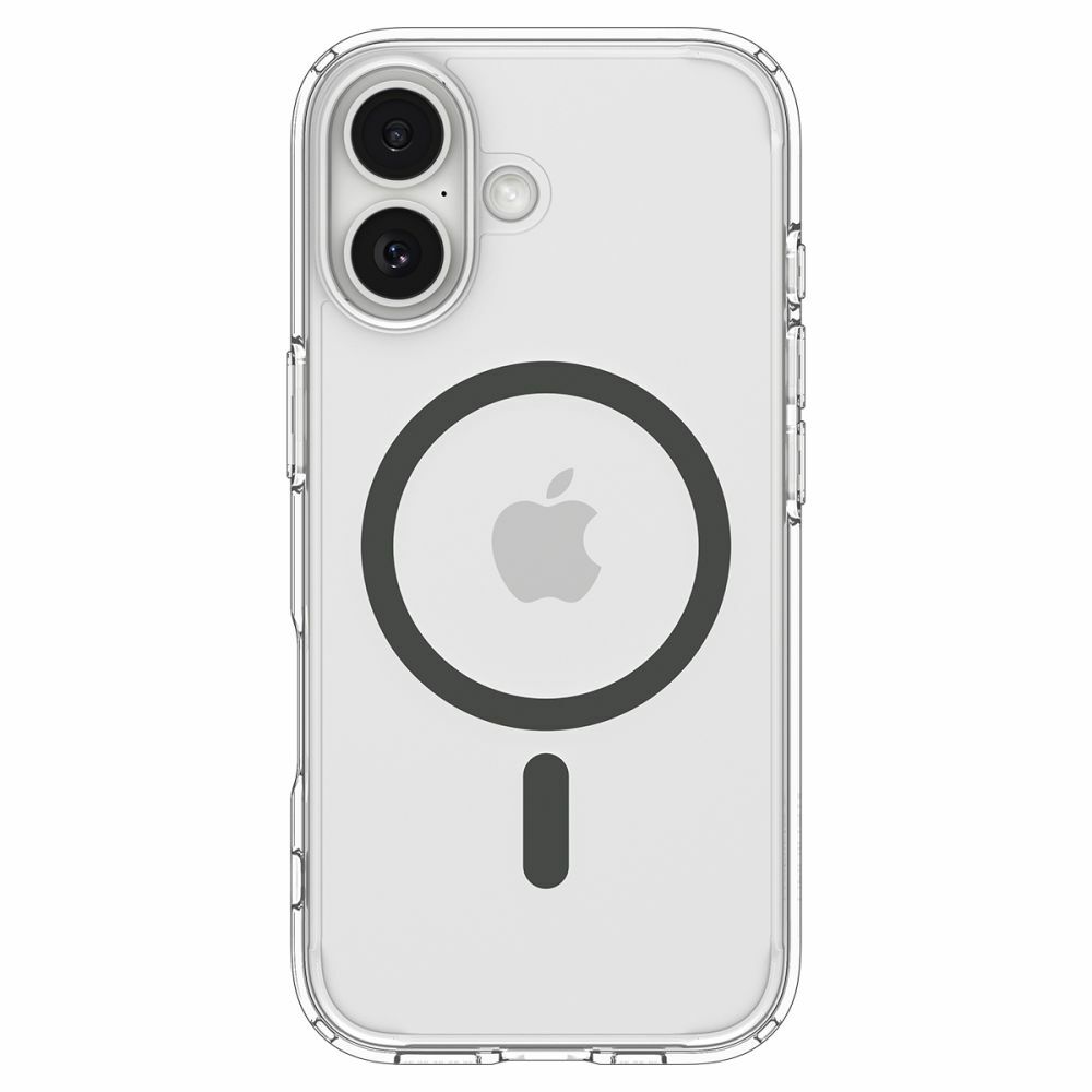 Case SPIGEN Ultra Hybrid Mag Magsafe ACS10381 for Iphone 17 - Clear/Graphite