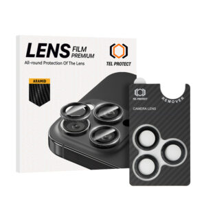 Tempered glass Tel Protect 3D Lens Aramid Series on camera for Samsung Galaxy S24 Ultra (lens 5 pieces)