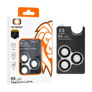 Tempered glass Tel Protect Titanium Lens 99% AR Aramid Series on camera for Samsung Galaxy S25 Ultra (lens 5 pcs)