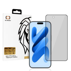 Tempered glass Tel Protect 10X Privacy Titanium for Iphone 17 Air